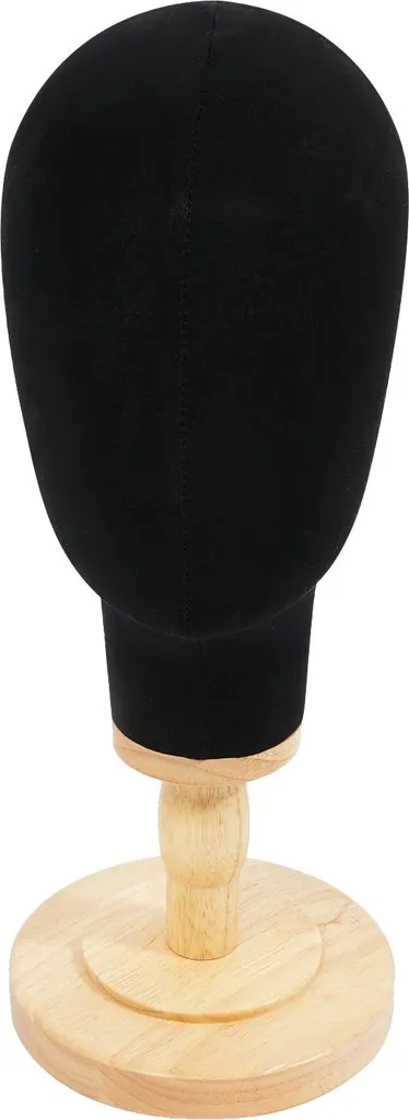 Tête de mannequin design peu encombrant noir mat haute résistance série Pro