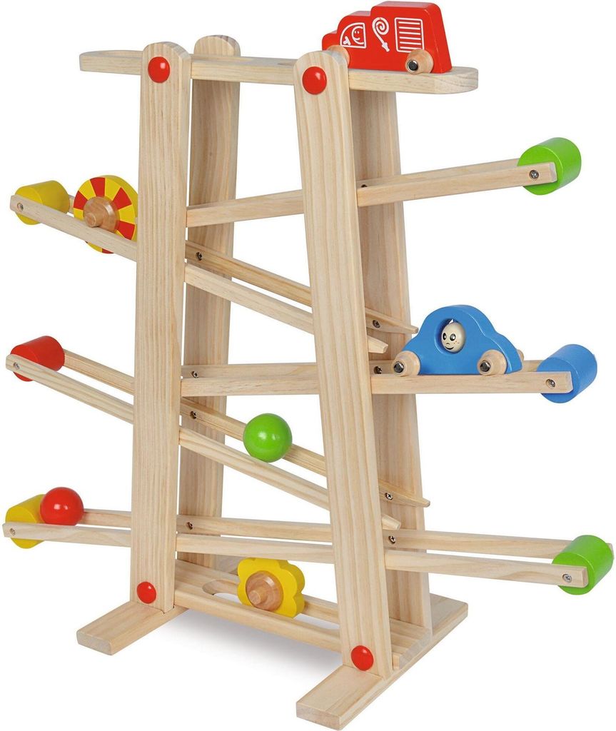 Eichhorn 100002029 Grand circuit à billes en bois de pin, 7 Image du produit 