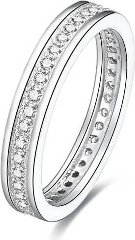 Anello Splendore Argento AGG26 e Zirconi | Misura 60mm Speciale