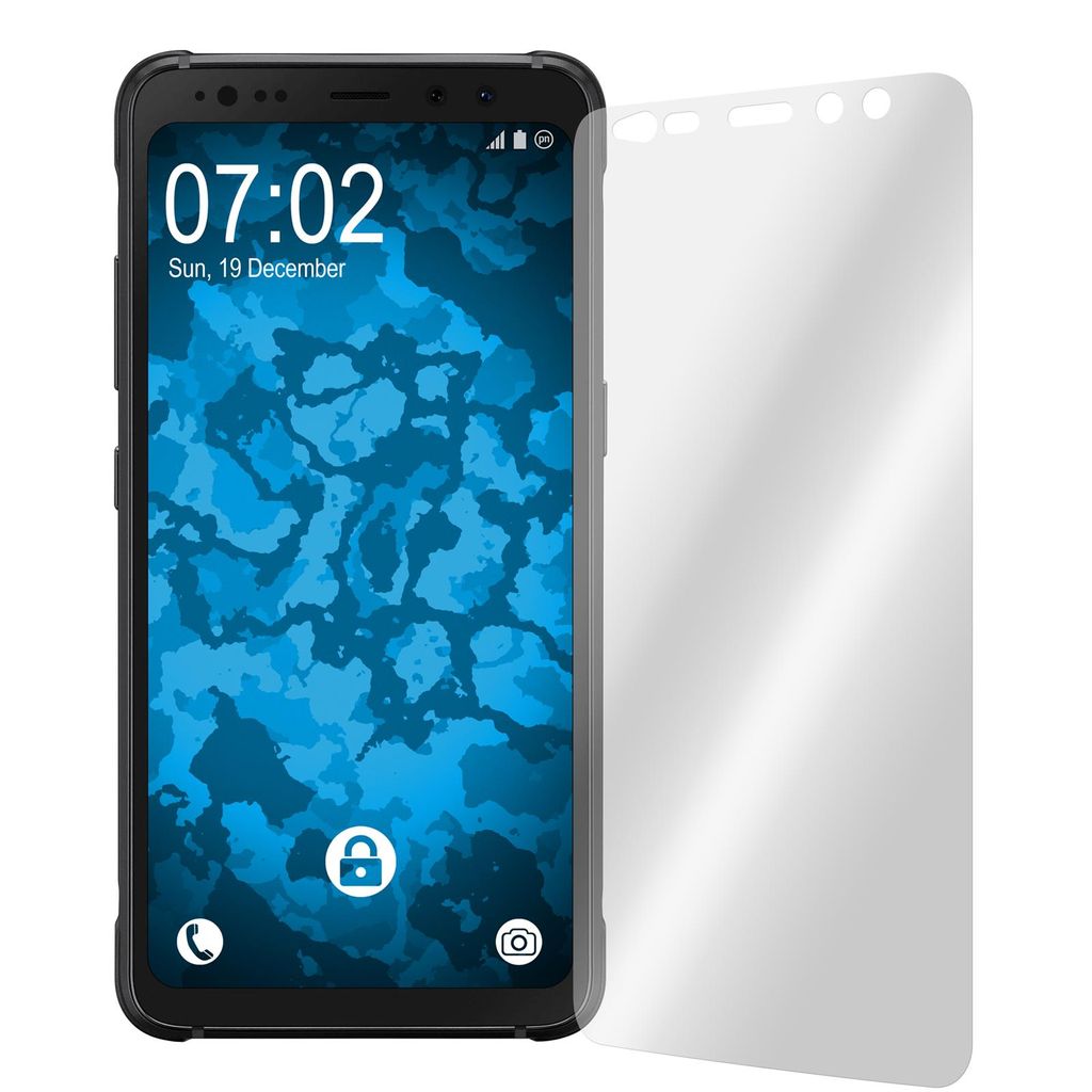 2er-Pack PhoneNatic Displayschutzfolien klar Flexible Folien kompatibel mit Samsung Galaxy S8 Active