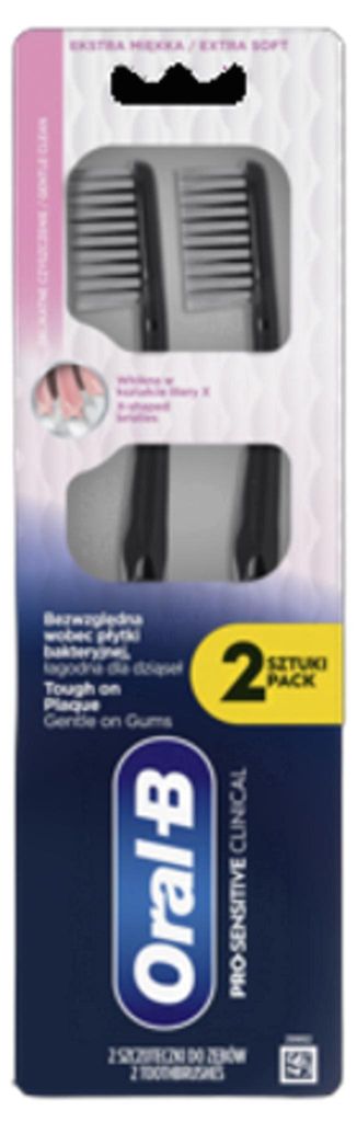 Oral-B Pro-Sensitive Clinical Szczoteczki do zębów 2 szt Zdjęcie produktu 