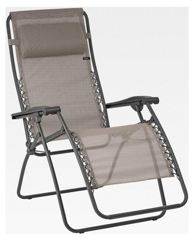 Gepolsterter Relaxsessel Zero Gravity RSXA - Klappbarer Liegestuhl für Terrasse und Garten - Strapazierfähiges Batyline-Gewebe - Mehrpositionenli...