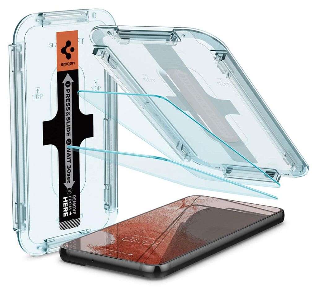 Spigen Glas.tR EZ Fit, para Samsung Galaxy S22, resistente Imagen del producto 