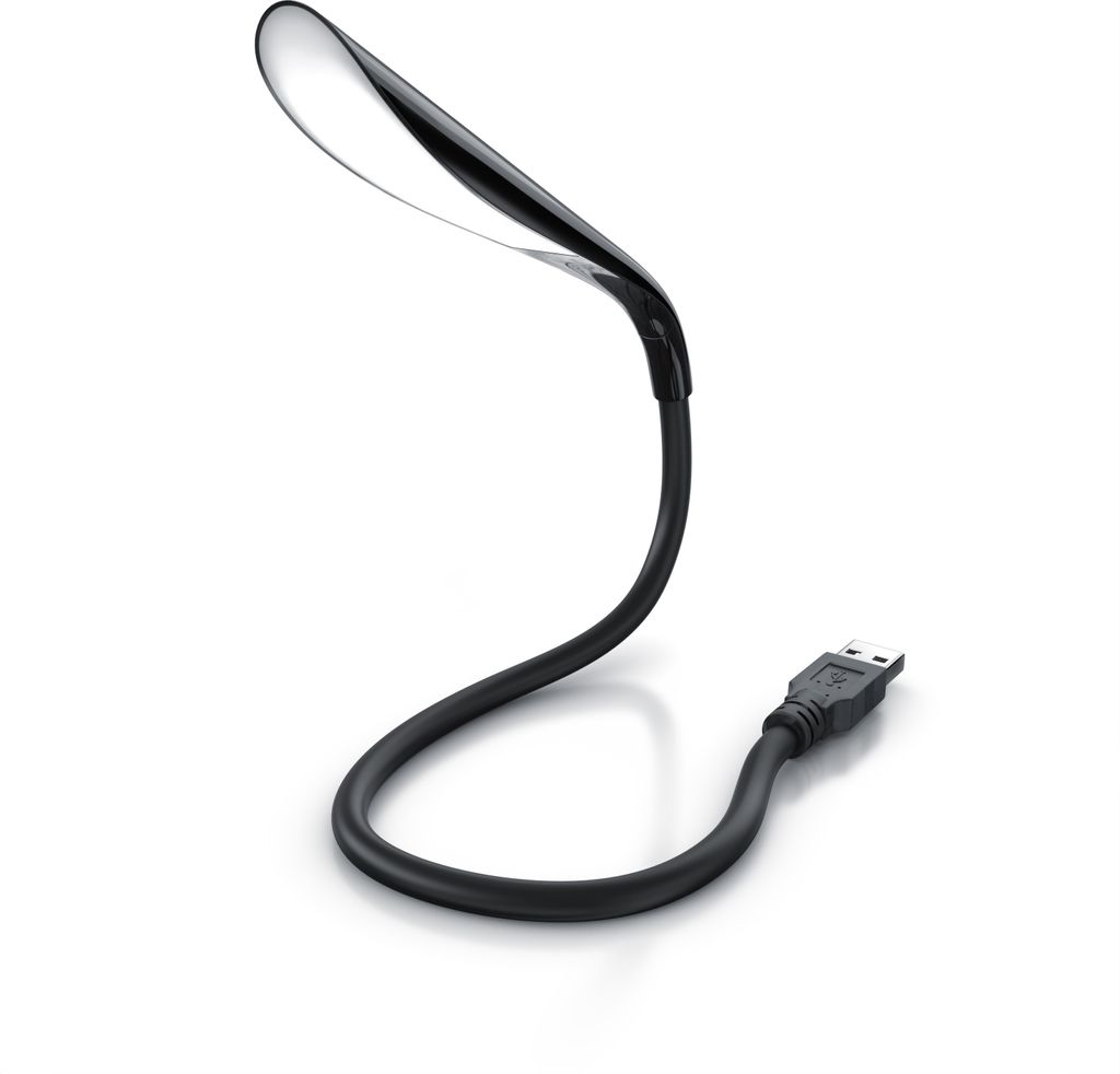 CSL LED Lampe flexibel mit Schwanenhals Leselampe mit USB Produktbild 