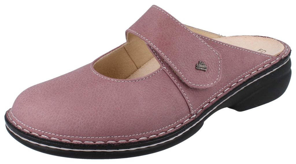 FINN COMFORT Stanford Damen Clog rose Nubukleder - Größe: Produktbild 