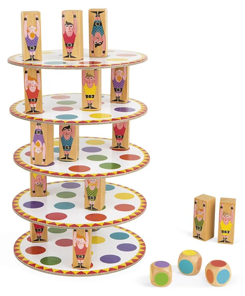 Améliorer la Concentration Enfant avec le Jeu Acrobat Janod en Bois