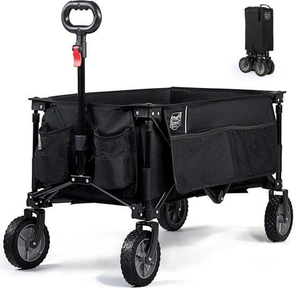 Chariot de plage pliable idéal pour pique-nique et camping XXL