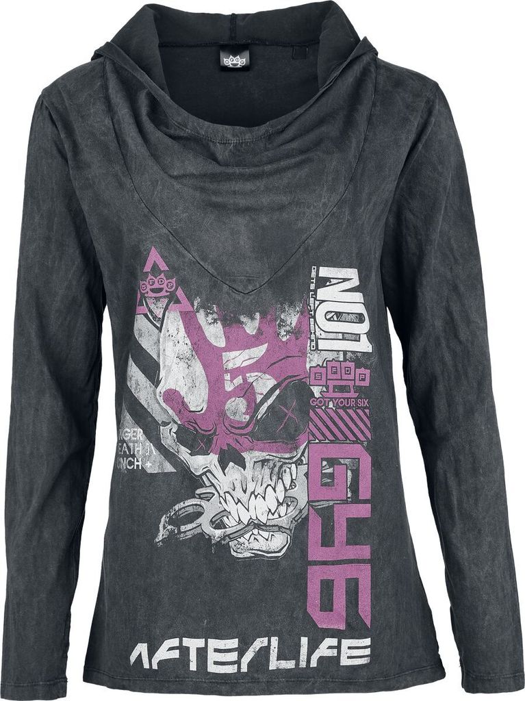 Five Finger Death Punch Langarmshirt Damen AfterLife grau S
