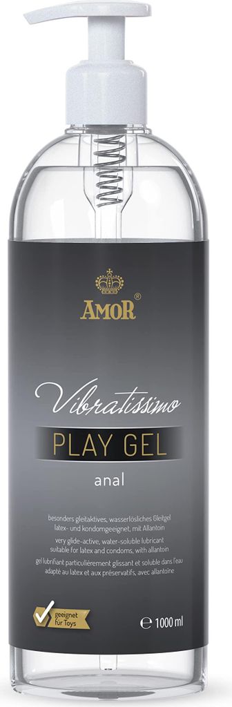 Vibratissimo Play Gel Anal 1000 ml | Gleitmittel extra Produktbild 