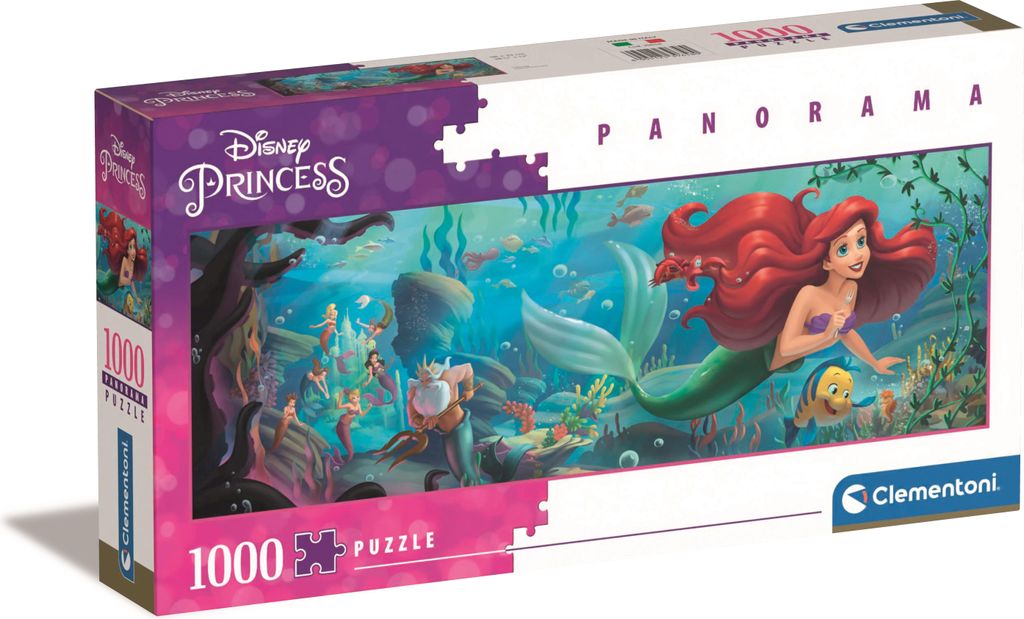 Puzzle Clementoni Panorama Disney La Sirenetta 39658 Immagine del prodotto 