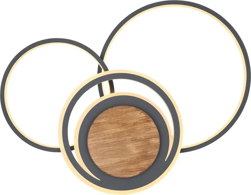 Globo Plafonnier Métal Graphite 1xLED - Luminaire Design Moderne