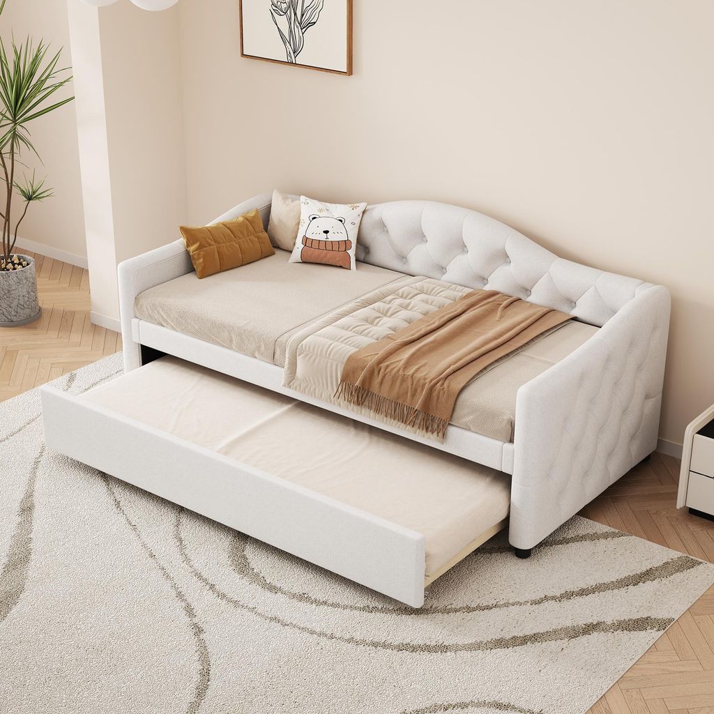 Flieks sofa rozkładana łóżko tapicerowane 90x200cm z Zdjęcie produktu 