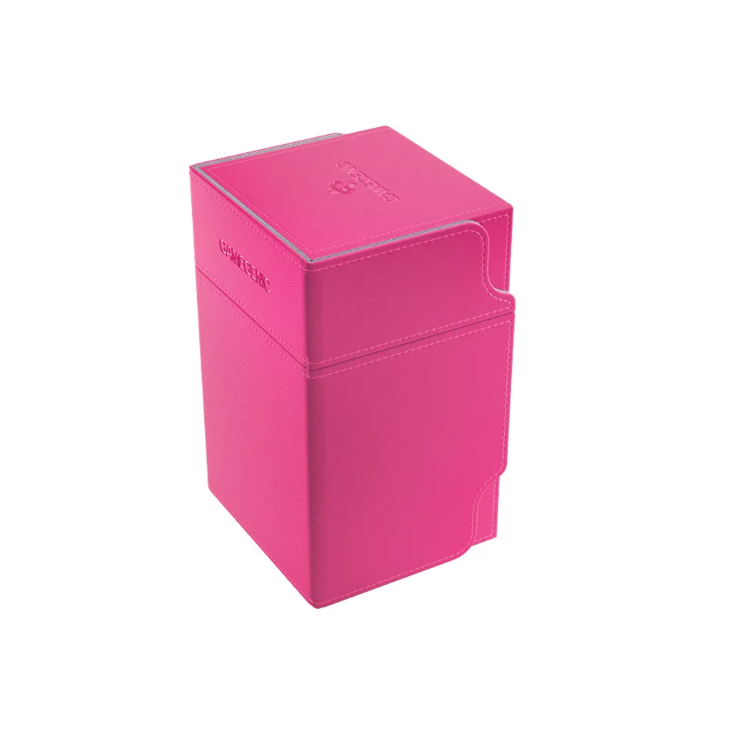 Rangement Deck 100+ Cartes Watchtower Rose - Idéal pour Format Commander - 4