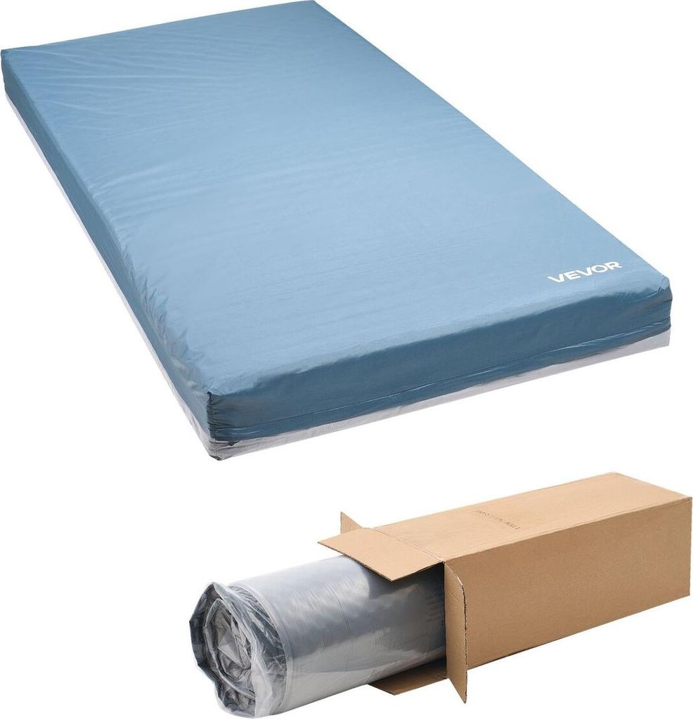 Krankenhaus-Medizinbettmatratze, 6 Zoll, wasserabweisend, rutschfest, Schaumstoff, 450 lbs