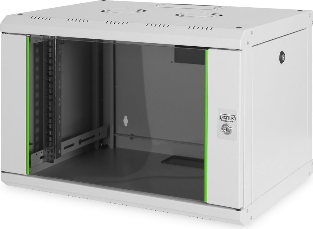 DIGITUS 19" Wandverteiler Unique Line 7 HE lichtgrau Produktbild 