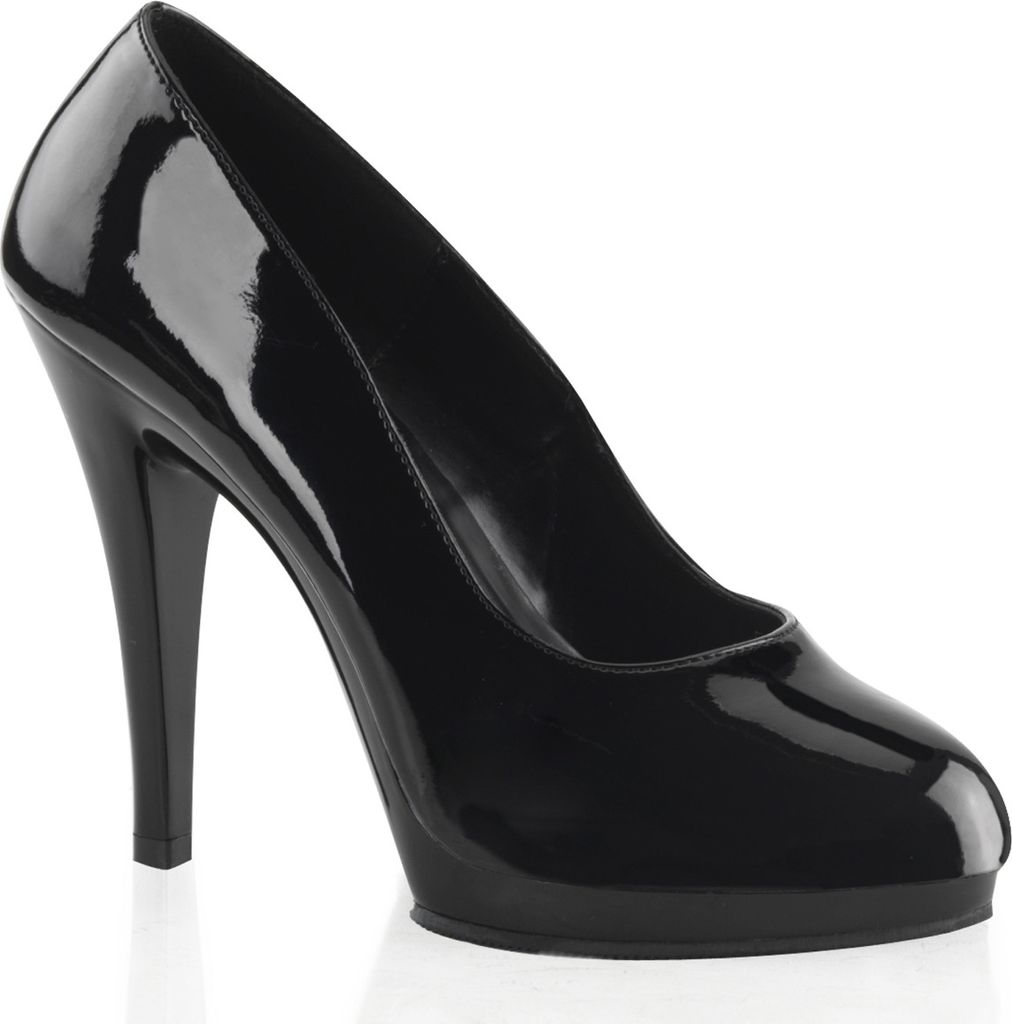 FLAIR-480 Uni Pumps von Pleaser Pink Label, Schwarz EU 39, US 7