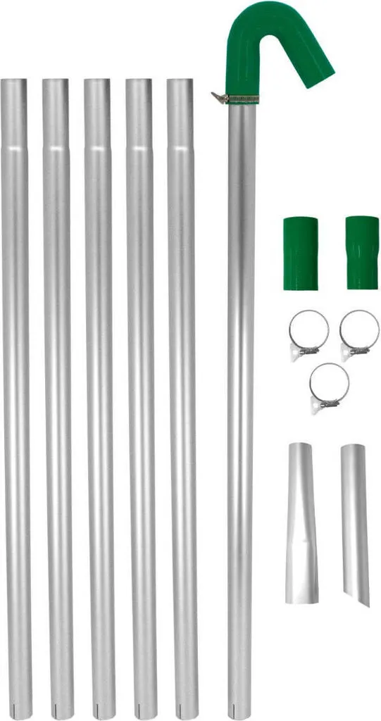 Barre d'Aspiration de 7,2m pour Gouttières avec Kit d'Embouts Multiples