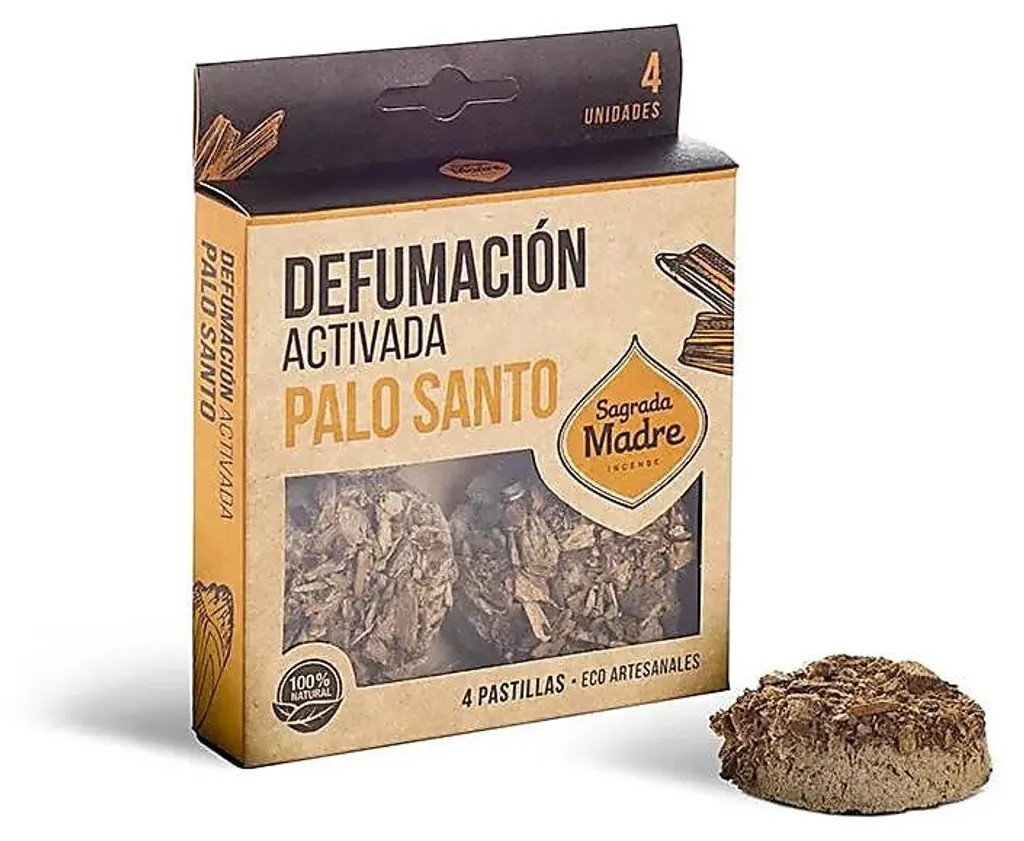 Encens naturel Palo Santo Sagrada Madre en disques de bois sacré