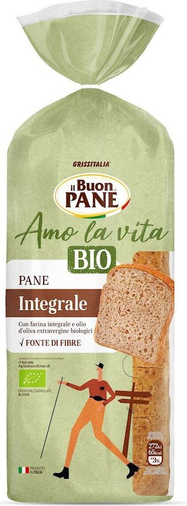 -VOLLKORN-TOASTBROT IN SCHEIBEN 400 g – IL BUON PANE Produktbild 
