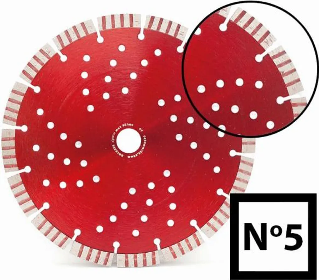 Disque diamanté 350 mm pour tronçonnage rapide des matériaux durs