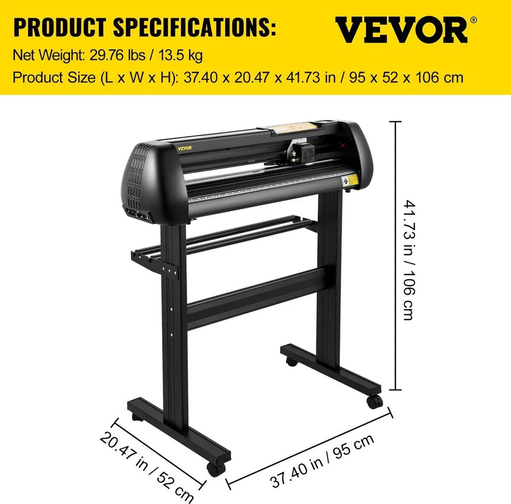 Machine de découpe vinyle 28 pouces Traceur avec SignMaster et Support