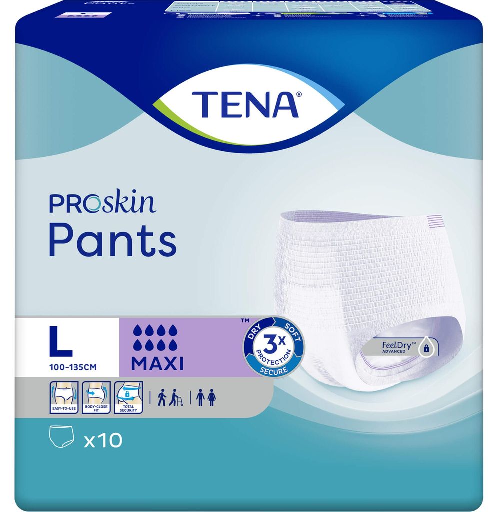 TENA Pants Maxi Large pantaloni monouso, 10 pezzi pantaloni Immagine del prodotto 