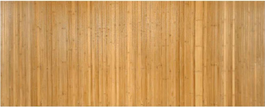 vidaXL Teppich Rechteckig Natur 80x200 cm Bambus