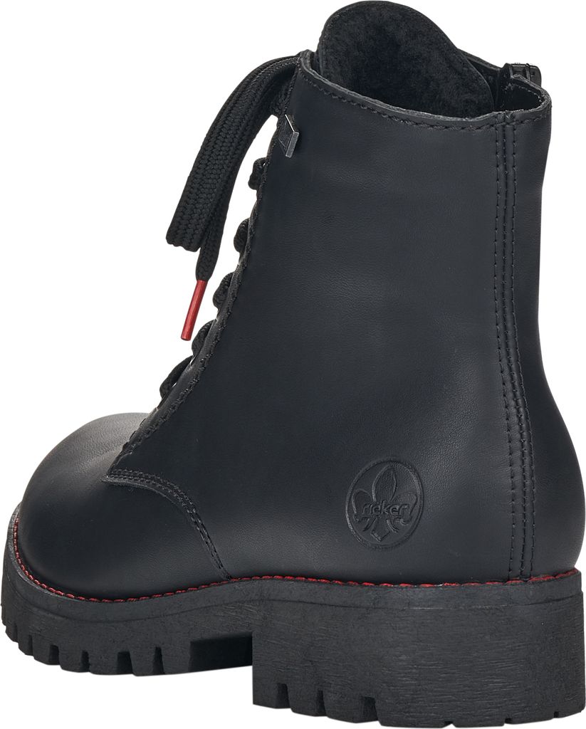 Rieker Schnürstiefel - Tiefschwarz Kunstleder Größe: 39 Produktbild 6