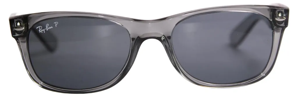 Ray-Ban RB2132 New Wayfarer 6450/3R Lunettes de Soleil Bleu Mixte