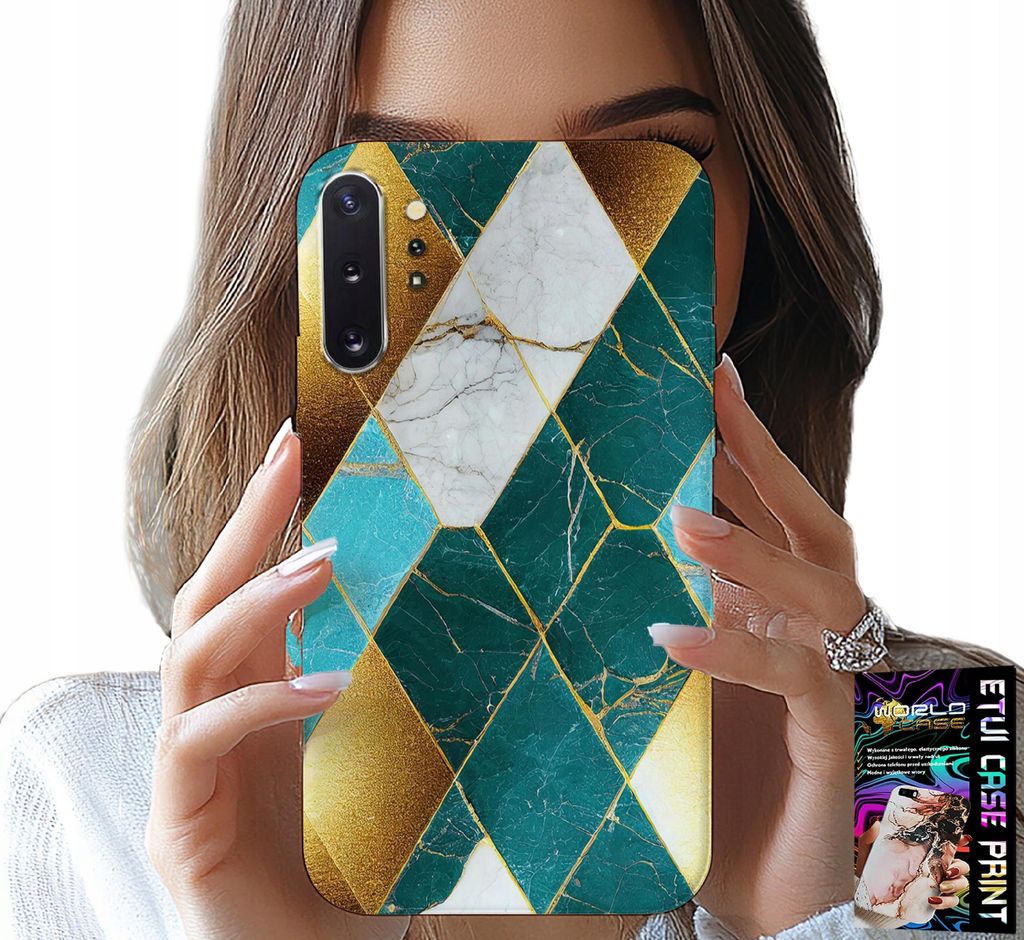 Etui Für Samsung Note 10 Plus - Elegantes, Modisches Design Etui + Folie
