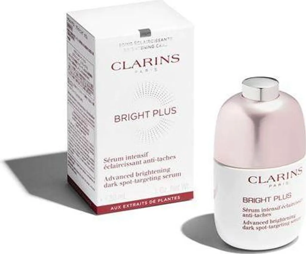 Clarins Bright Plus Sérum 30 ml pour Retrouver un Teint Lumineux et Net