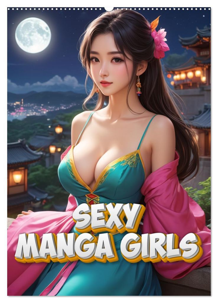 Sexy Manga Girls (Wandkalender 2027 DIN A2 hoch), CALVENDO Monatskalender