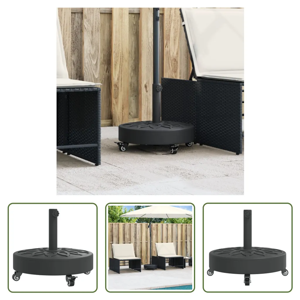 Supporto Ombrellone Rotondo 27kg The Living Store - Eleganza e Mobilità