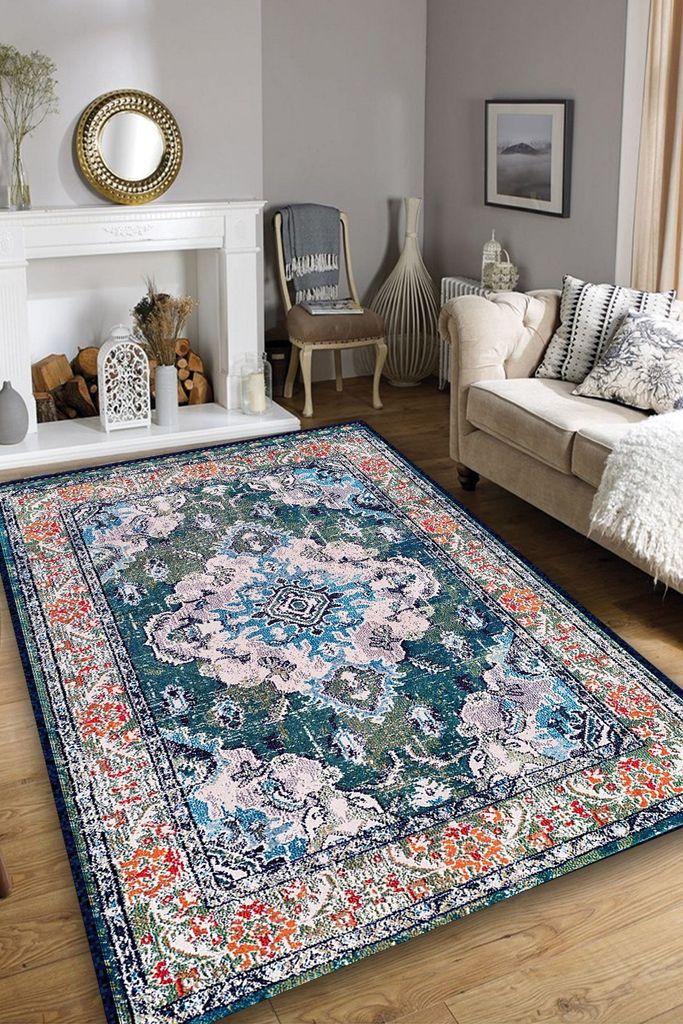 Conceptum Hypnose, Alfombra- Alfombra Şönil Baumwolle CHL, Bunt, Teppichläufer, 100 x 150 cm, 70% Baumwolle / 30% Polyester