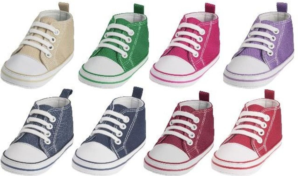 Playshoes Canvas-Turnschuh, Lila, Größe: 18