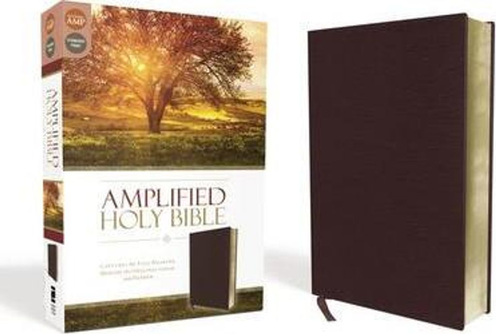 Amplified Holy Bible, Lederfaserstoff, Burgundy