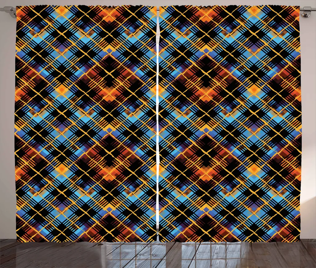 Tenda Tartan ABAKUHAUS 280x175 cm: Qualità Rustica per la Camera