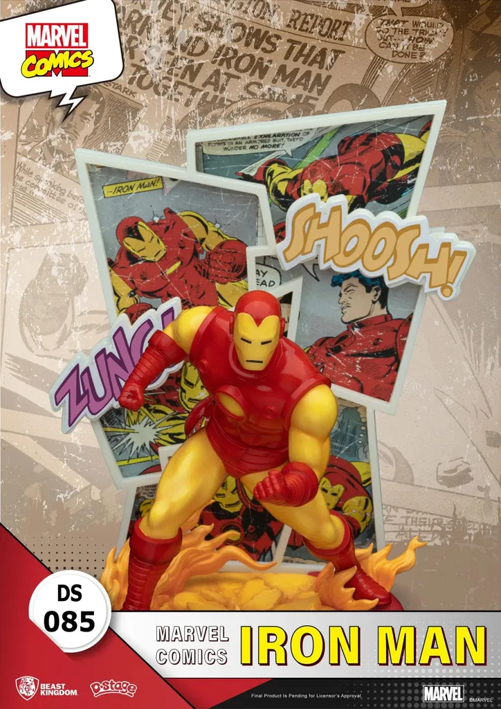 Figurka Marvel Comics D-Stage Iron Man - Statue de Collection Beast Kingdom