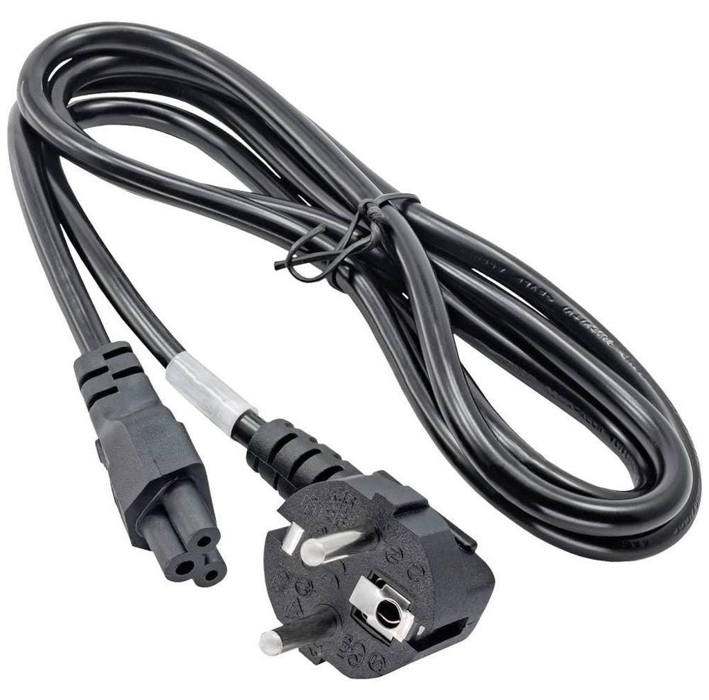 Akyga Power Cord AK-NB-01A for notebooks IEC C5 250V/50Hz Produktbild 