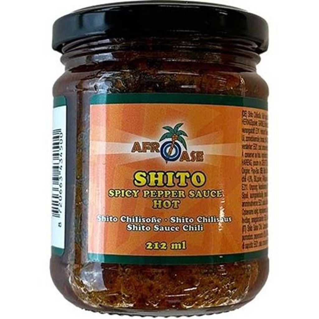 AFROASE Shito Chilisoße 212ml | Spicy Pepper Sauce HOT Produktbild 