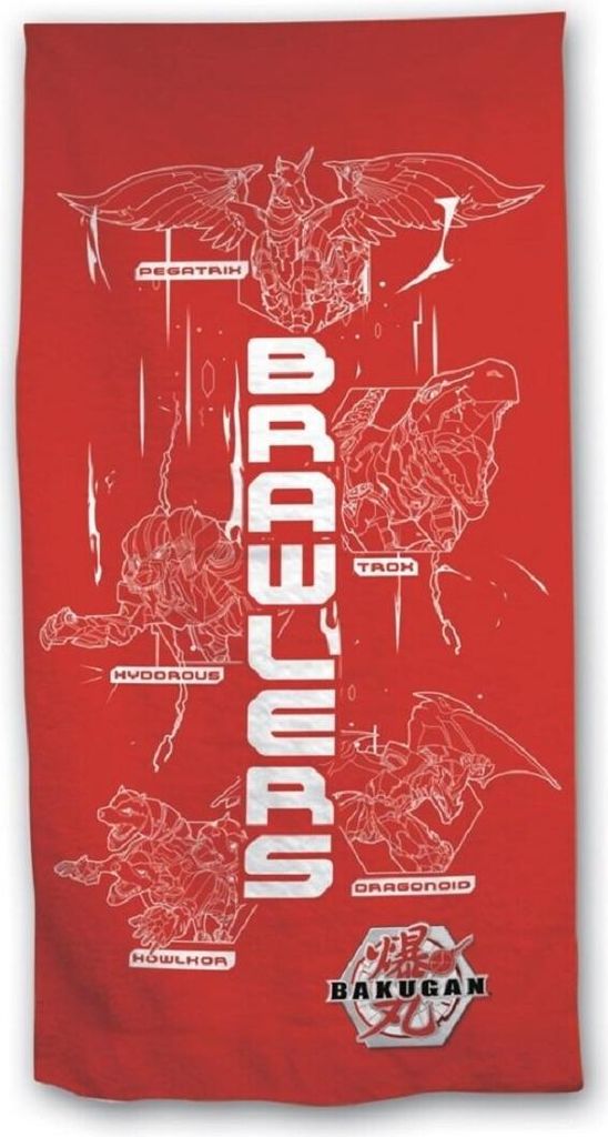 Bakugan Badetuch 140x70 cm Hochwertiges & langlebiges Strandtuch