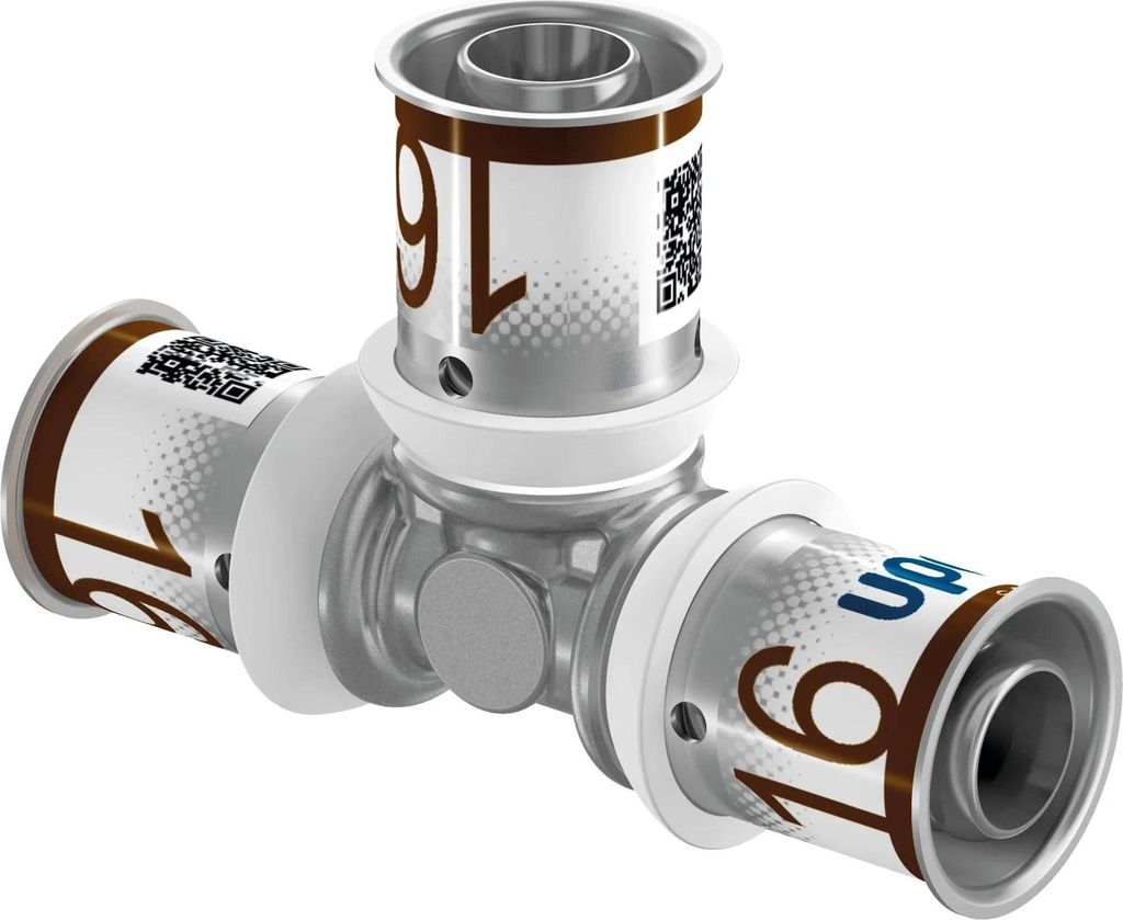 UPONOR S-Press PLUS, T-kus, 16-16-16, 1 ks. Obrázok produktu 