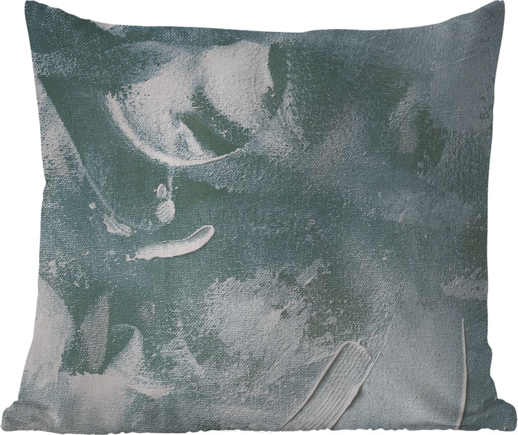 MuchoWow Outdoor Kissen - Acrylfarbe - Abstrakt - Design - 60x60 cm - Wetterfest - Lounge Kissen - Dekoration - Schlaf Kissen