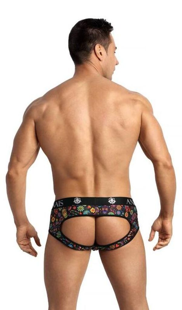 Anais Men - Mexico - Herren-Jockstrap mit Totenkopf-Print