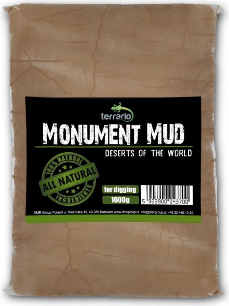 Terrario Monument Mud 1kg - Mischung mit Ton Terrario