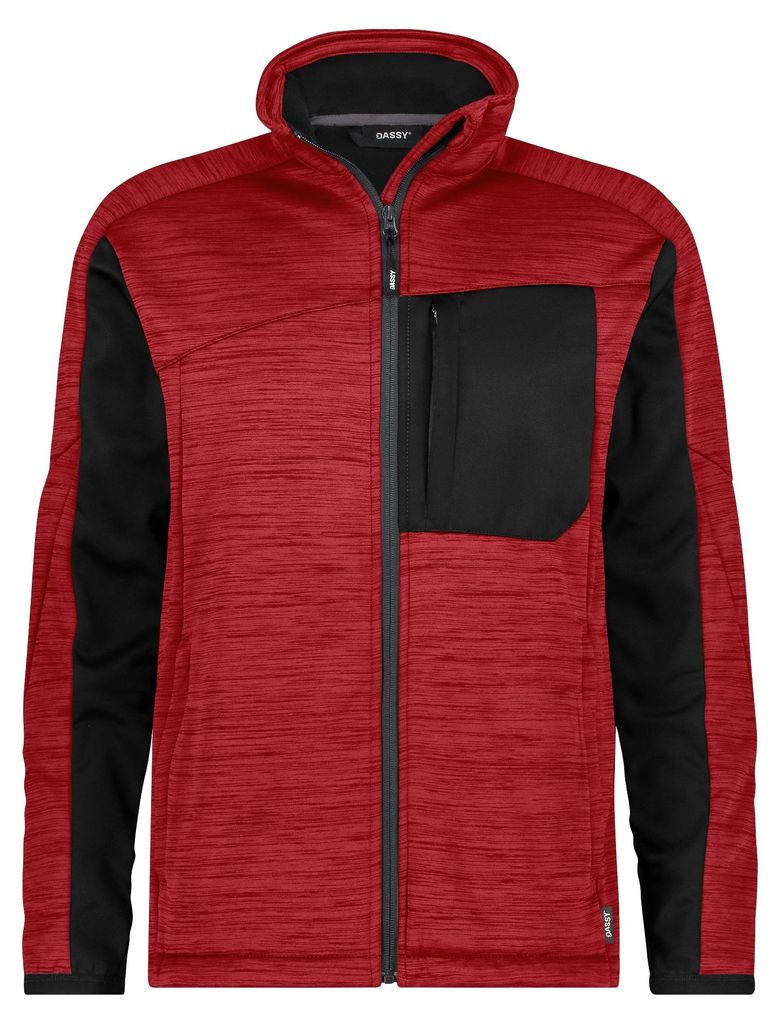 DASSY Convex Next Midlayer-Jacke D-FX Flex | | 300568 rot/schwarz S