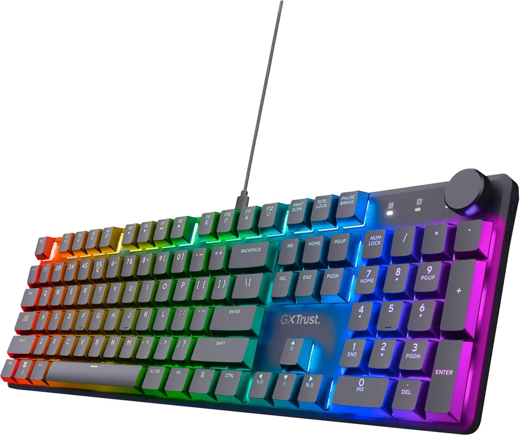 Clavier Mécanique Gaming Trust GXT 866 Torix pour PC Gamer et Ordinateur