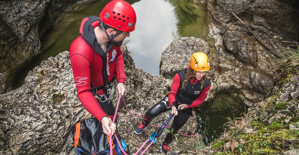 mydays Canyoning Almbach; Erlebnis verschenken oder selbst erleben; Gutschein für 1 Person(en)