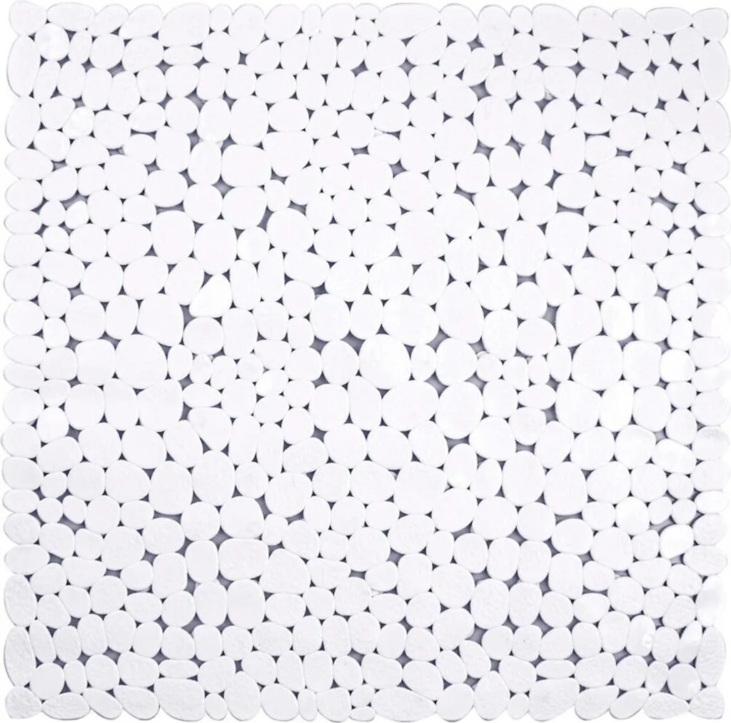 DuraHome Tapis de Douche Antidérapant Carré 54x54 cm Blanc pour Cabine - 2