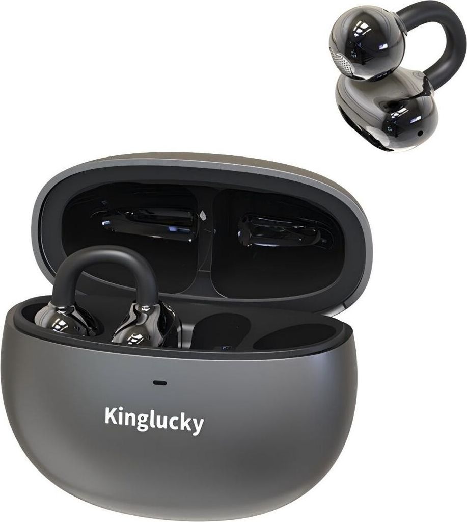 Kinglucky Wireless Kopfhörer mit Noise Cancelling, Offenes Design, IPX5